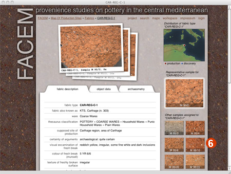 FACEM - provenience studies on pottery in the central mediterranean