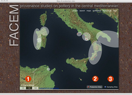 FACEM - provenience studies on pottery in the central mediterranean