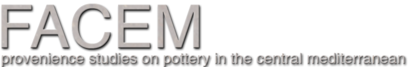 FACEM - provenience studies on pottery in the central mediterranean